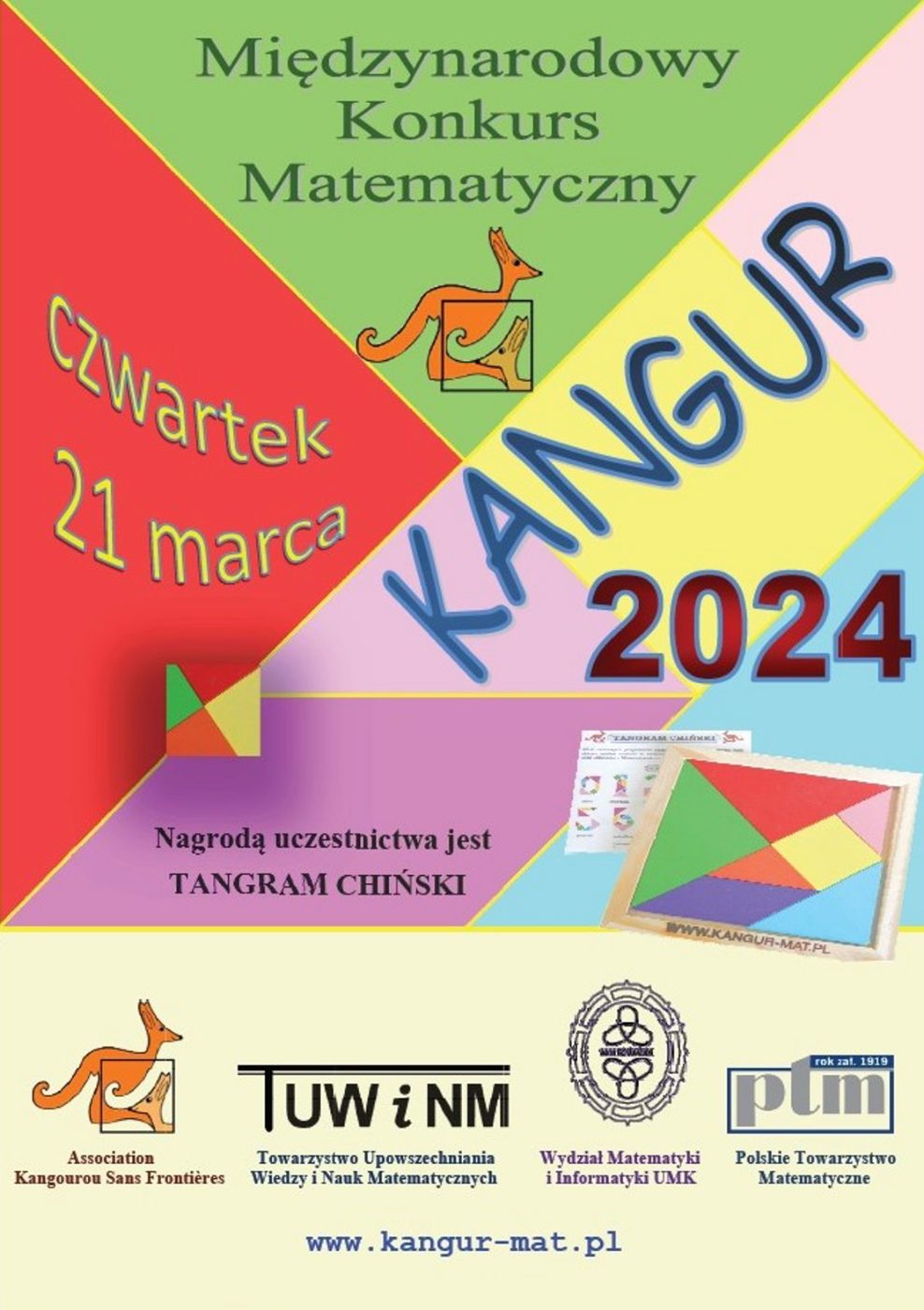 Międzynarodowy Konkurs Matematyczny Kangur 2024