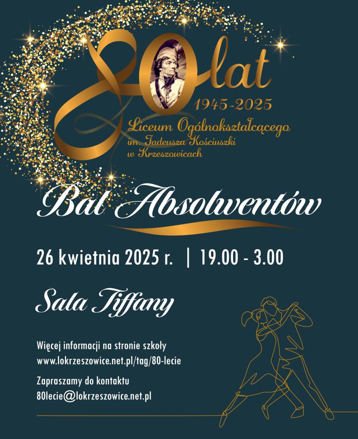 Bal Absolwenta - menu